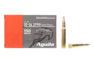 Aguila soft-point 30-06 Springfield ammunition.